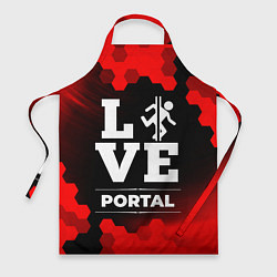 Фартук кулинарный Portal Love Классика, цвет: 3D-принт