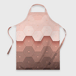 Фартук кулинарный Hexagon Minimal, цвет: 3D-принт
