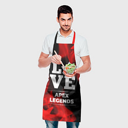 Фартук кулинарный Apex Legends Love Классика, цвет: 3D-принт — фото 2