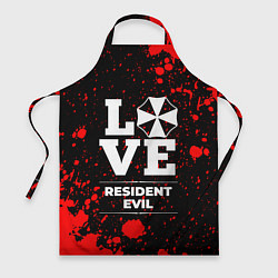 Фартук кулинарный Resident Evil Love Классика, цвет: 3D-принт