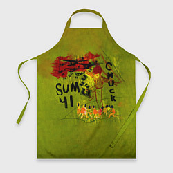 Фартук кулинарный Chuck - Sum 41, цвет: 3D-принт