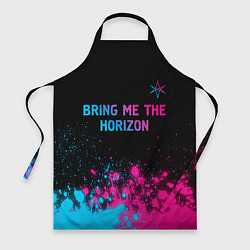 Фартук кулинарный Bring Me the Horizon Neon Gradient, цвет: 3D-принт