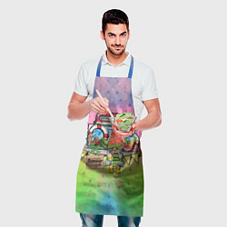 Фартук кулинарный Продавец арбузов на машине, цвет: 3D-принт — фото 2