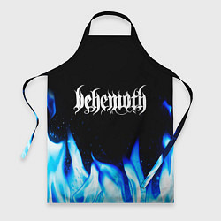 Фартук кулинарный Behemoth Blue Fire, цвет: 3D-принт