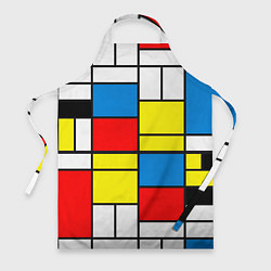 Фартук кулинарный Texture of squares rectangles, цвет: 3D-принт