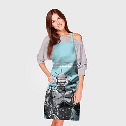Фартук кулинарный Графити Робокоп, цвет: 3D-принт — фото 2