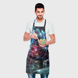 Фартук кулинарный Шторм спирит с хексом, цвет: 3D-принт — фото 2