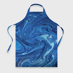 Фартук кулинарный Волновые разводы на поверхности воды, цвет: 3D-принт