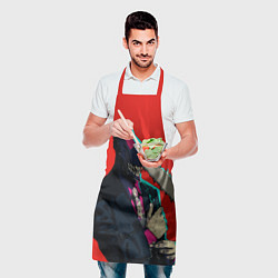 Фартук кулинарный Человек бензопила в деловом костюме, цвет: 3D-принт — фото 2