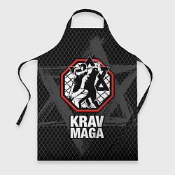 Фартук кулинарный Krav-maga octagon, цвет: 3D-принт