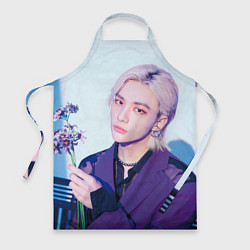 Фартук кулинарный Stray Kids 2nd World Tour Maniac Hyunjin, цвет: 3D-принт