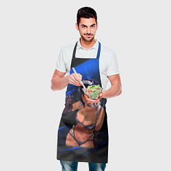 Фартук кулинарный Моя новая горничная очень подозрительна black and, цвет: 3D-принт — фото 2