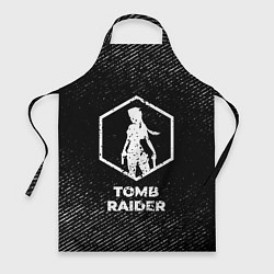 Фартук Tomb Raider с потертостями на темном фоне