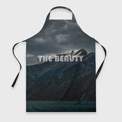 Фартук кулинарный Красивые Горы, цвет: 3D-принт