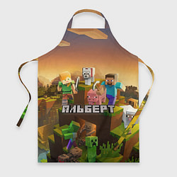 Фартук кулинарный Альберт Minecraft, цвет: 3D-принт