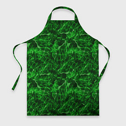 Фартук кулинарный Зелёный лёд - текстура, цвет: 3D-принт
