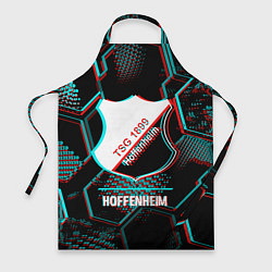 Фартук Hoffenheim FC в стиле glitch на темном фоне