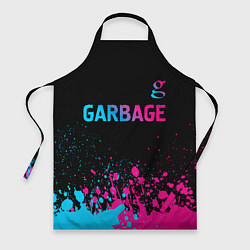 Фартук Garbage - neon gradient: символ сверху