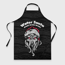 Фартук кулинарный Water Santa, цвет: 3D-принт