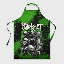 Фартук Slipknot green abstract