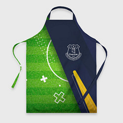 Фартук кулинарный Everton football field, цвет: 3D-принт