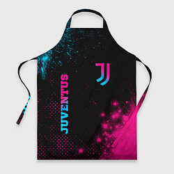 Фартук Juventus - neon gradient: надпись, символ