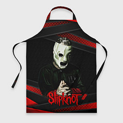 Фартук кулинарный Slipknot black & red, цвет: 3D-принт