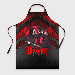 Фартук Slipknot black and red