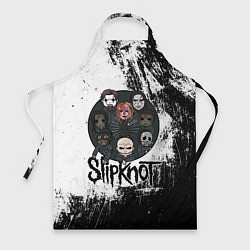 Фартук Slipknot black and white