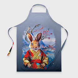 Фартук кулинарный Кролик в китайском халате, цвет: 3D-принт
