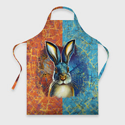 Фартук кулинарный Огненный новогодний кролик, цвет: 3D-принт