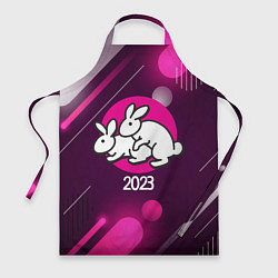 Фартук кулинарный Кролики 2023, цвет: 3D-принт