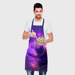 Фартук кулинарный Бескрайнее космическое пространство, цвет: 3D-принт — фото 2