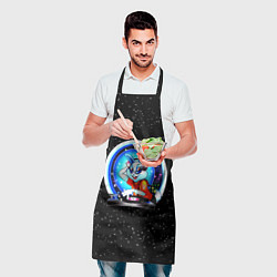 Фартук кулинарный Кролик Ди-джей, цвет: 3D-принт — фото 2