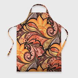Фартук кулинарный Multicolored branching floral patterns, цвет: 3D-принт