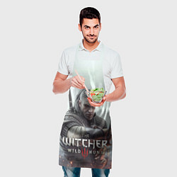 Фартук кулинарный Ведьмак 3 дикая охота, цвет: 3D-принт — фото 2