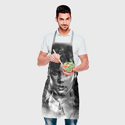 Фартук кулинарный Уэнсдэй рисунок, цвет: 3D-принт — фото 2