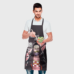 Фартук кулинарный Клинок, рассекающий демонов - персонаж Незуко Кама, цвет: 3D-принт — фото 2