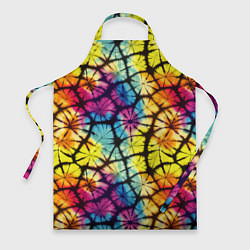 Фартук кулинарный Радужный тай-дай, цвет: 3D-принт
