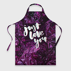Фартук кулинарный Just love you, цвет: 3D-принт