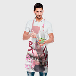 Фартук кулинарный Красотка Хитори Гото - Одинокий рокер, цвет: 3D-принт — фото 2