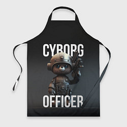 Фартук кулинарный Cyborg officer, цвет: 3D-принт