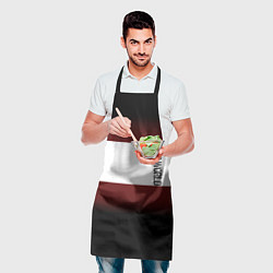 Фартук кулинарный Надпись Russia с Гербом, цвет: 3D-принт — фото 2