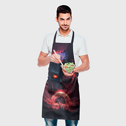 Фартук кулинарный Планета демонов, цвет: 3D-принт — фото 2