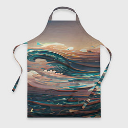 Фартук кулинарный Необъятный океан, цвет: 3D-принт