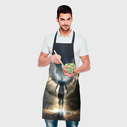 Фартук кулинарный Парящий мужчина ангел, цвет: 3D-принт — фото 2