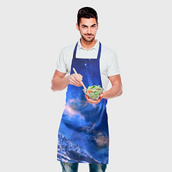 Фартук кулинарный Бескрайний космос, цвет: 3D-принт — фото 2