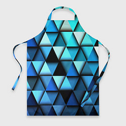 Фартук кулинарный Blue triangle, цвет: 3D-принт