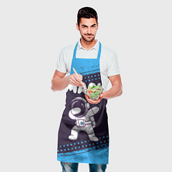 Фартук кулинарный Марк космонавт даб, цвет: 3D-принт — фото 2