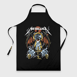 Фартук кулинарный Металлика - Metallica, цвет: 3D-принт